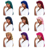 Women's Long Tail Satin Sleep Bonnet | Braids & Locs Night Cap